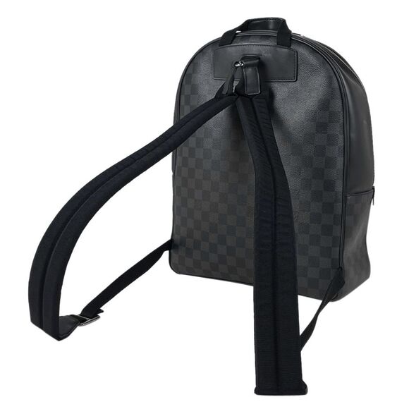 Louis Vuitton Josh Backpack Daypack Rucksack Damier Graphite Black - Picture 5 of 9